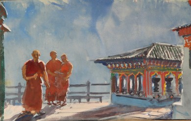 Monks Cheri Monestry
