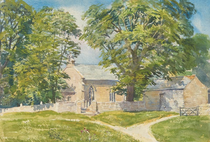 1716 Kirkeharle St Wilfred's Church, Northumberland wc36x54