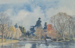 Weston Park Lake and Boathouse, Shrops wc30x47