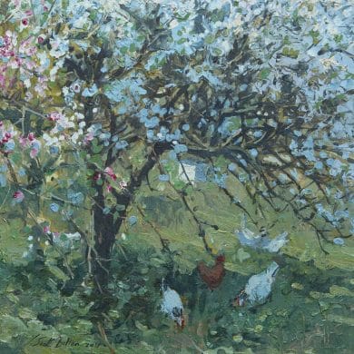 Spring Chickens, oil £650