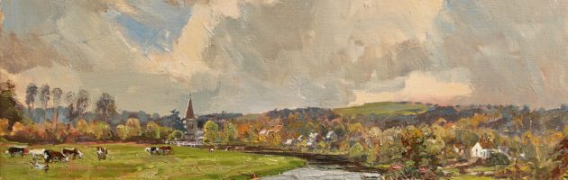 Alfriston oil painting