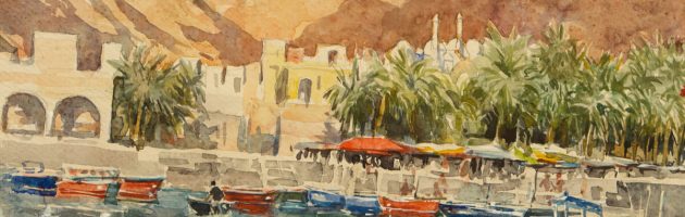 Aqaba waterfront 11”x15” £700