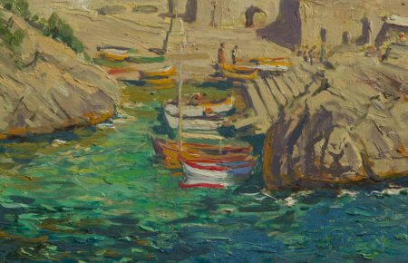 Castro Puglia oil 20x40cm £450