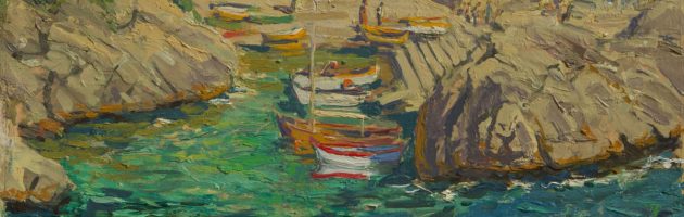 Castro Puglia oil 20x40cm £450