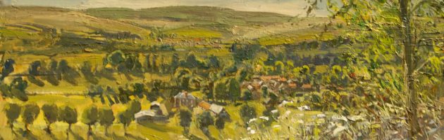 Chalke valley 40x60cm oil £800