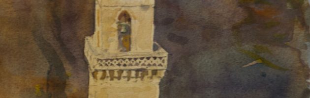 Matera st Petr Caveoso w_c 32x25cm £400