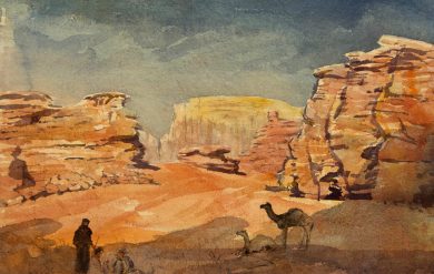 Wadi Rum Lawrence’s camp 2 13”x22” £1300