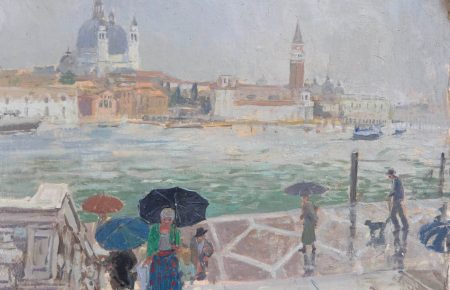 Venice rain Guidecca