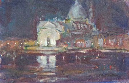 Redentore at night