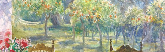 Andalusian orange grove